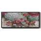 Contained Blooms - Floater Framed Canvas Print