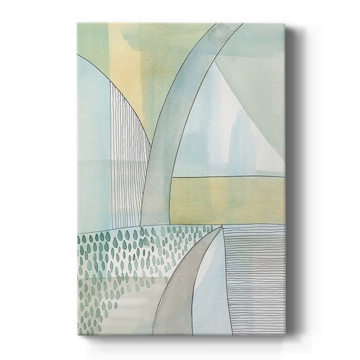 Mint Reflection II - Canvas Art Print