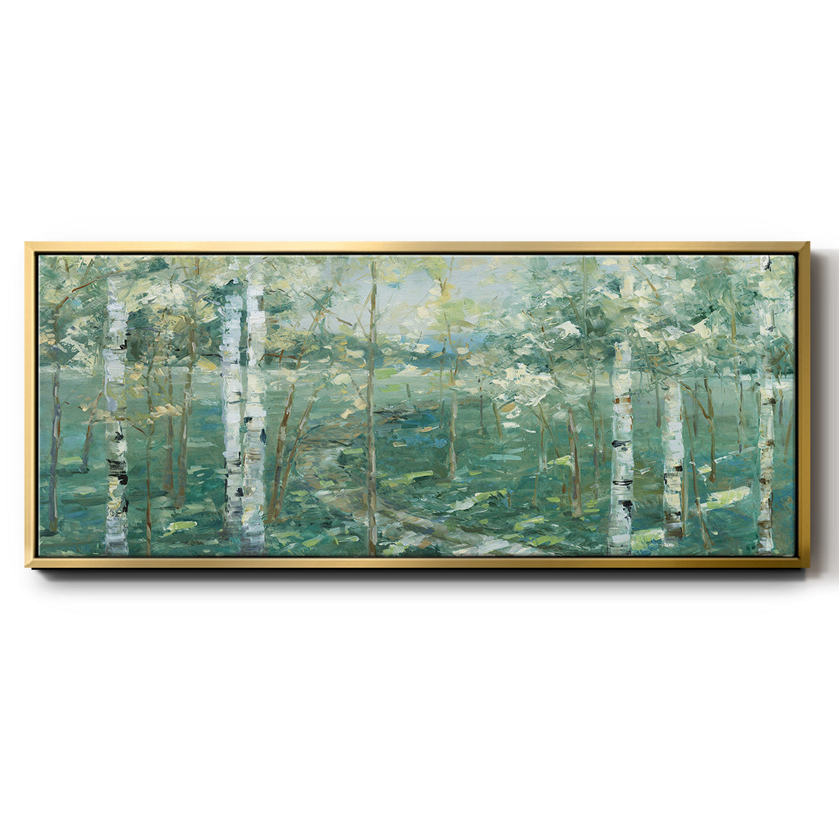 Meadow Light - Floater Framed Canvas Print
