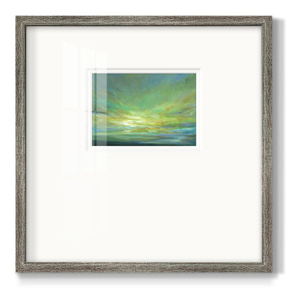 Coastal Views II Premium Framed Print Double Matboard