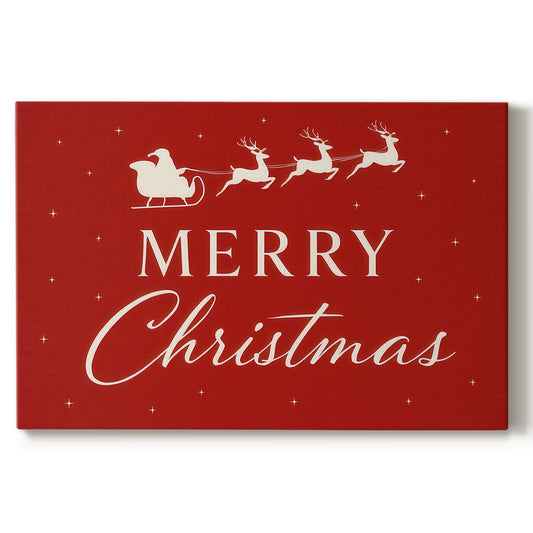 Holly-Red Promise of Evergreen - Canvas Art Print