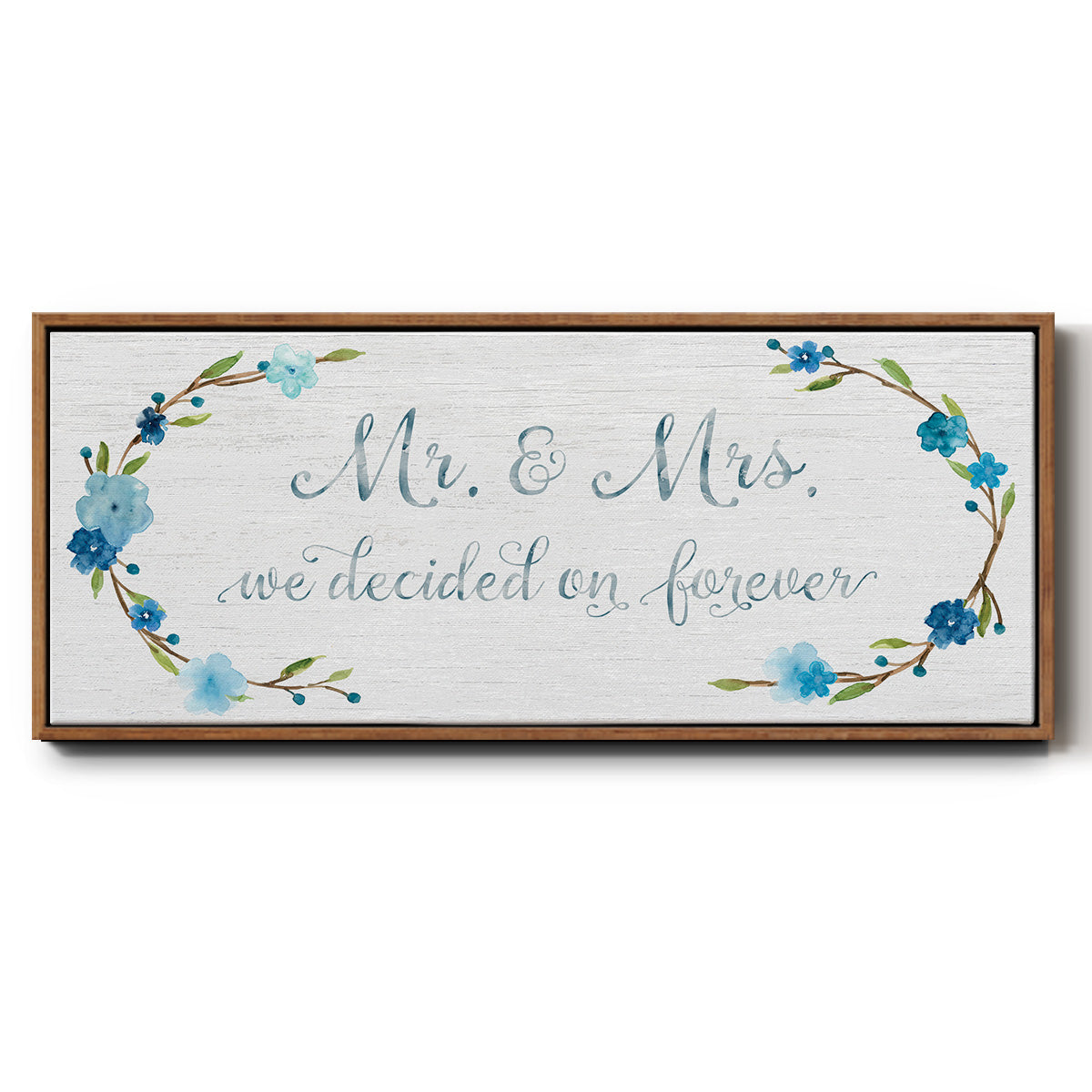 Forever - Floater Framed Canvas Print