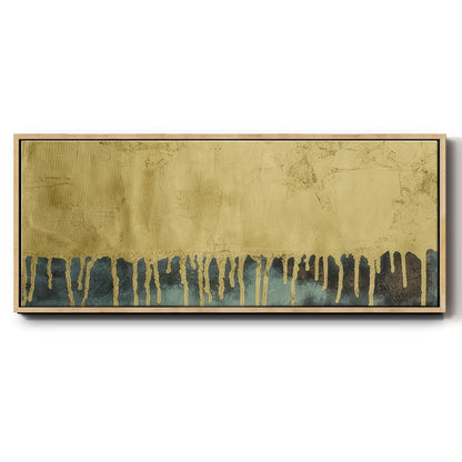 Aquafer II - Floater Framed Canvas Print