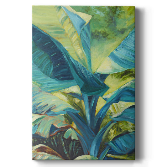 Green Banana Duo I Premium Gallery Wrapped Canvas - Ready to Hang