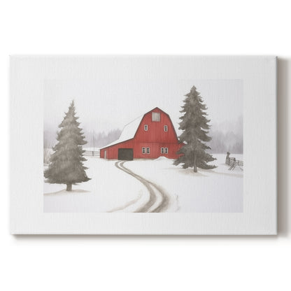 Pearled Hearth Square - Canvas Art Print