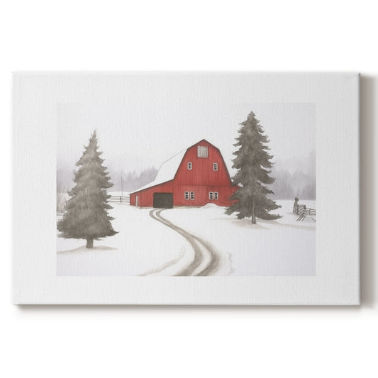 Pearled Hearth Square - Canvas Art Print