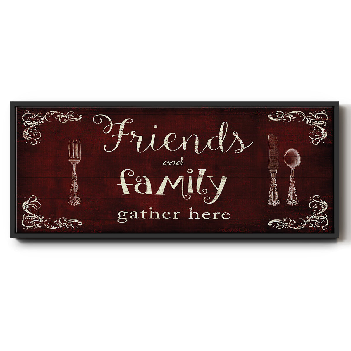 Friends and Family - Floater Framed Canvas Print