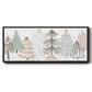 Christmas Tree Sketchbook - Floater Framed Canvas Print