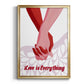Groovy Love I - Modern Framed Canvas Print