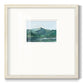 Green Grey Mountains I Premium Framed Print Double Matboard