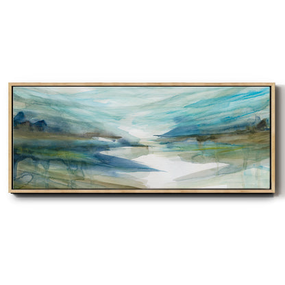 Spring Reflection II - Floater Framed Canvas Print
