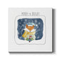 Christmas Fox-Premium Gallery Wrapped Canvas - Ready to Hang