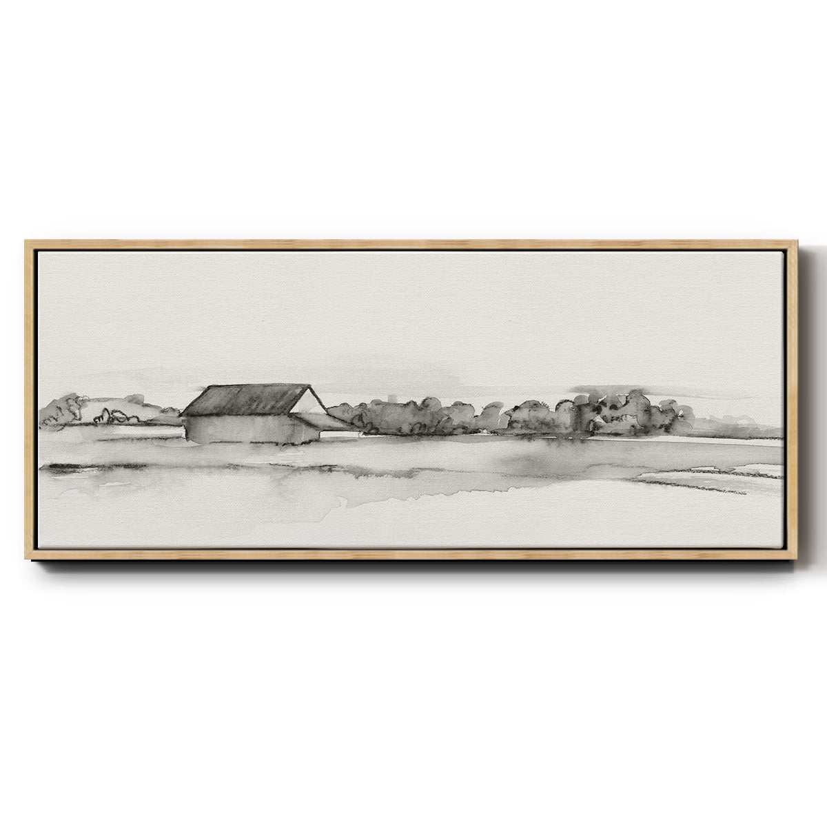 Wyeth Barn I - Floater Framed Canvas Print