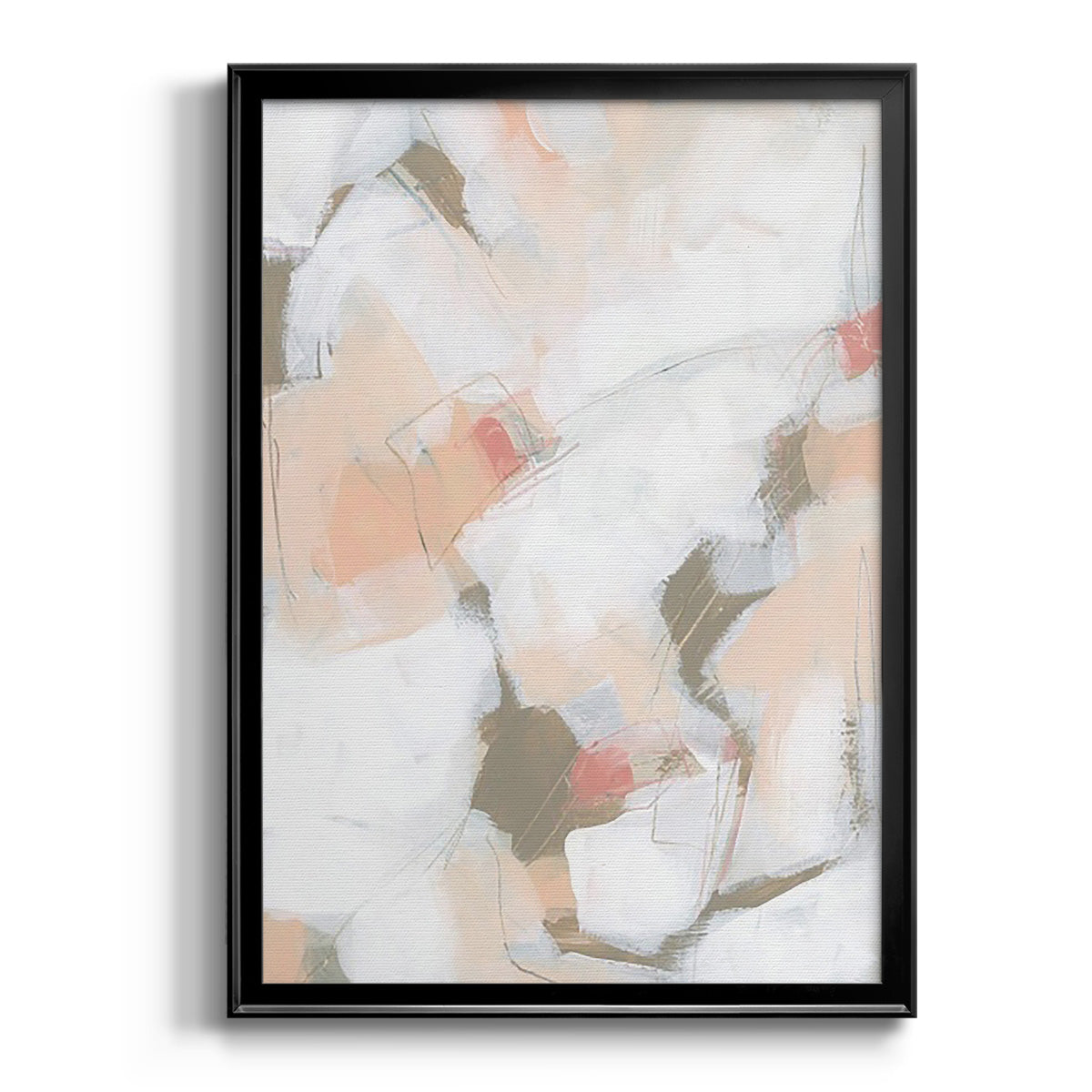 Sand Story II - Modern Framed Canvas Print
