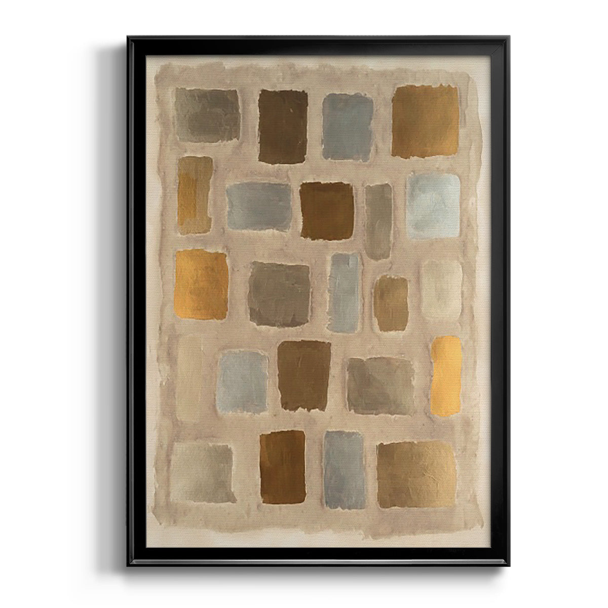 Sand Shaped II - Modern Framed Canvas Print