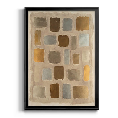 Sand Shaped II - Modern Framed Canvas Print
