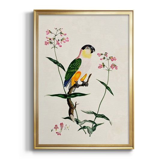 Bird in Habitat IV - Modern Framed Canvas Print