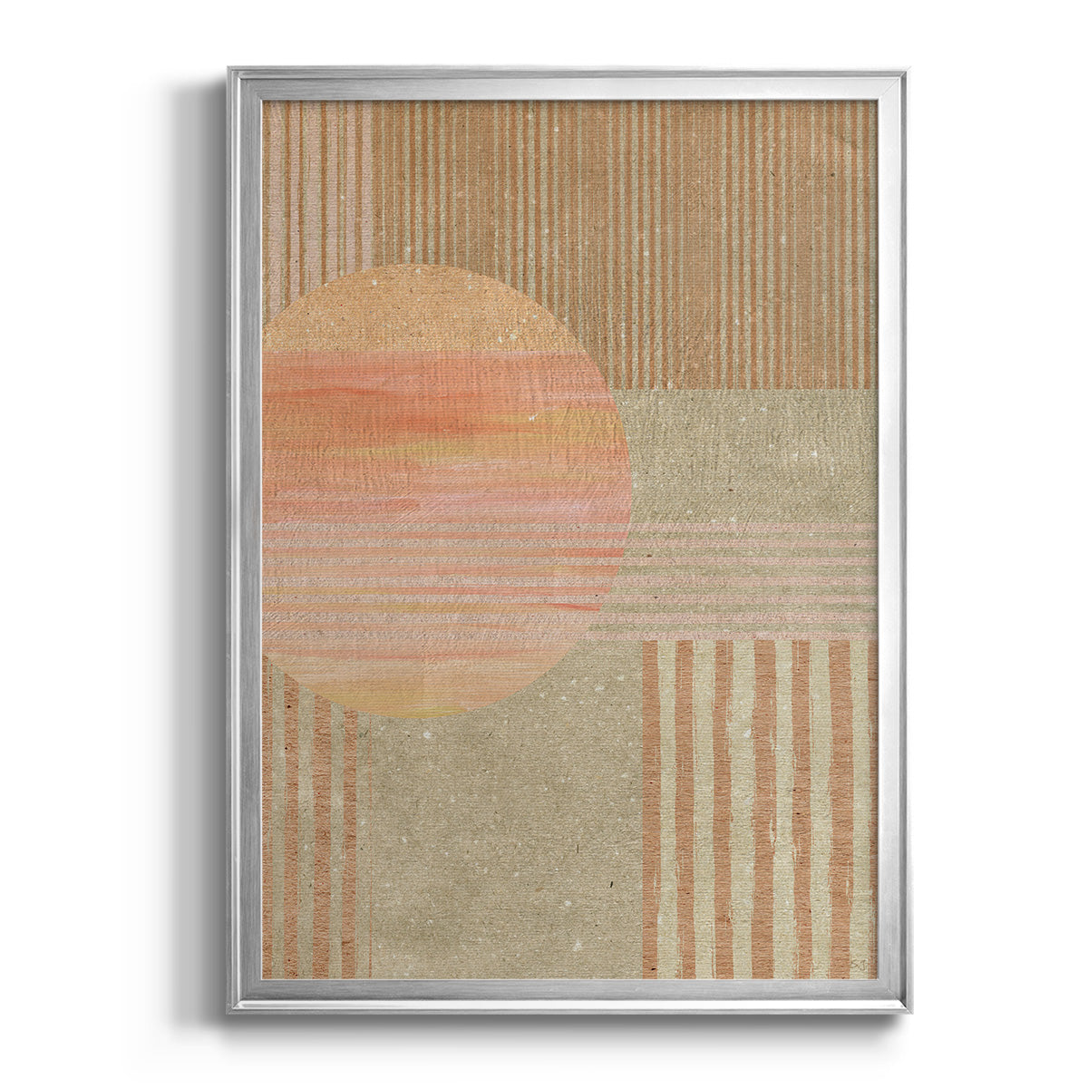 Adobe Sunrise I - Modern Framed Canvas Print