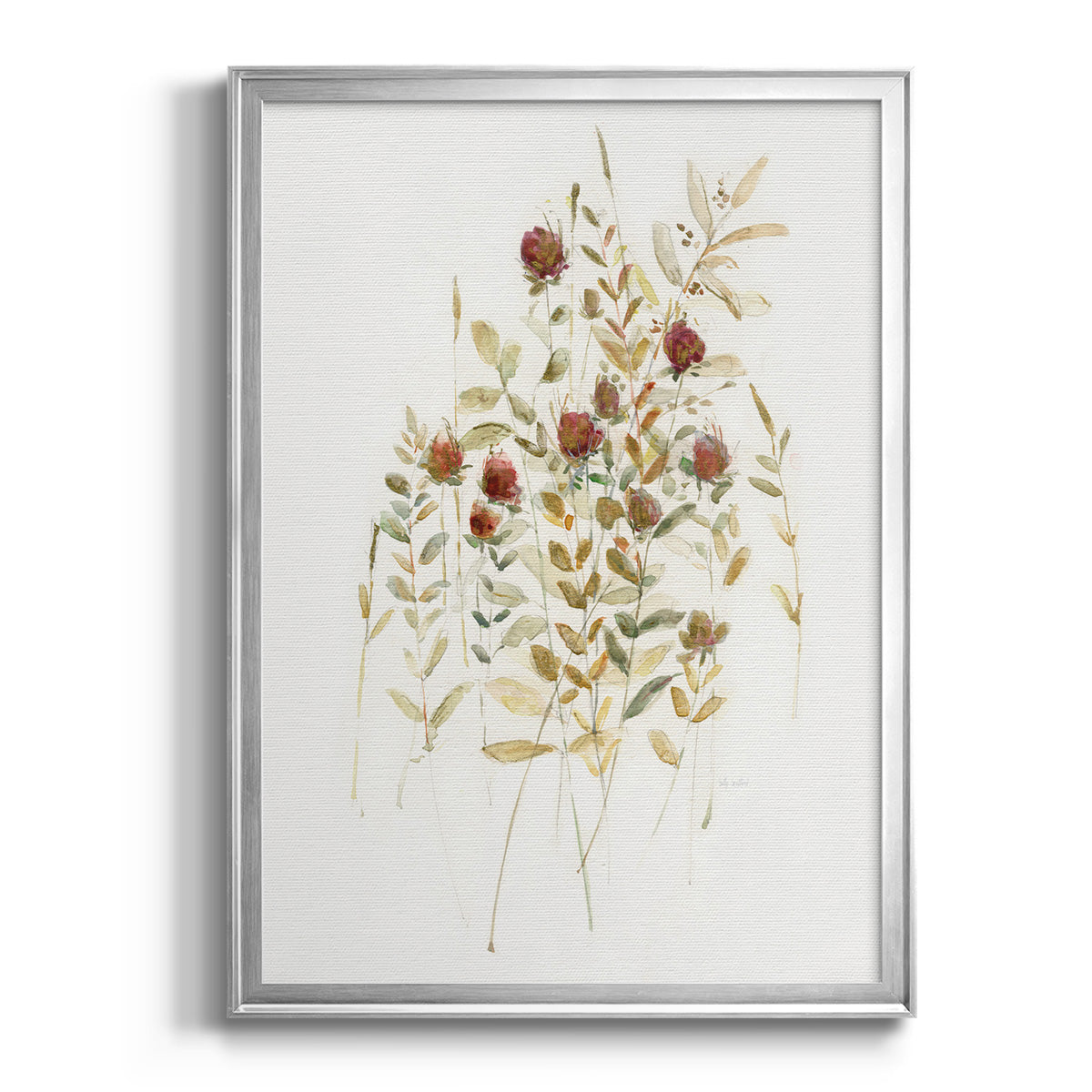 Wildflower Breeze I - Modern Framed Canvas Print