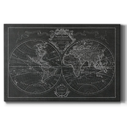 Mappe Monde - Canvas Art Print