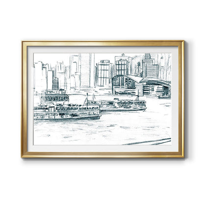 Ferryboats I Premium Framed Print - Ready to Hang