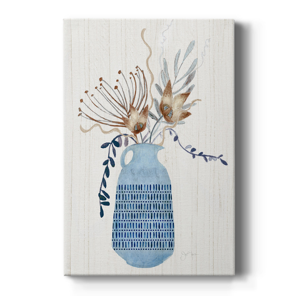 Boho Arrangement I Premium Gallery Wrapped Canvas - Ready to Hang