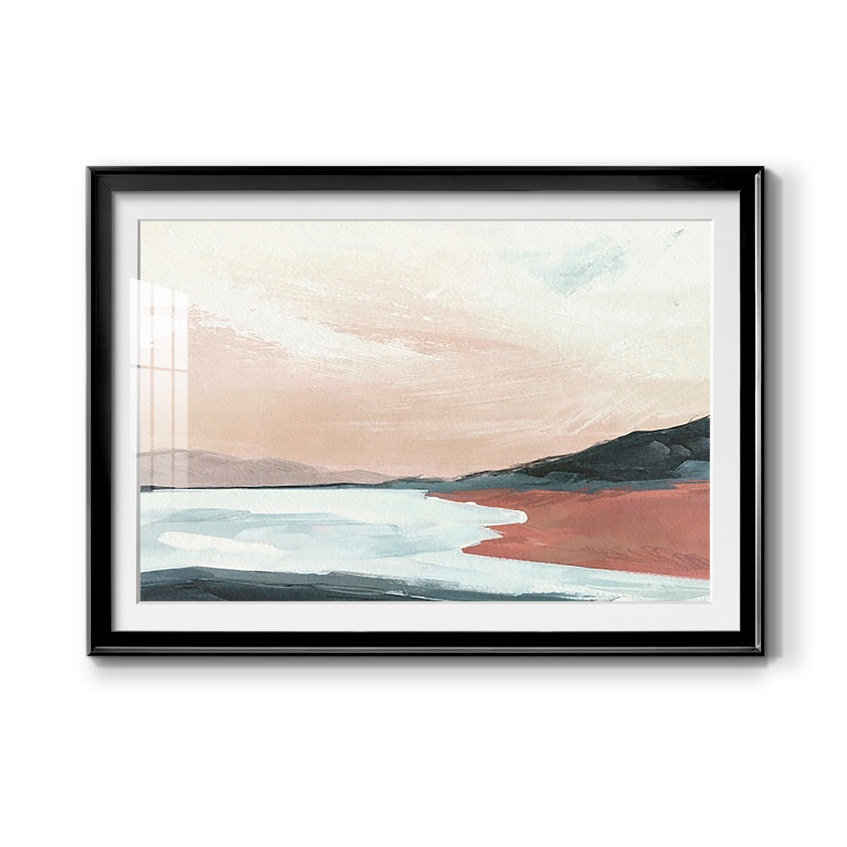 Paynes Coast II - Modern Framed Art Print