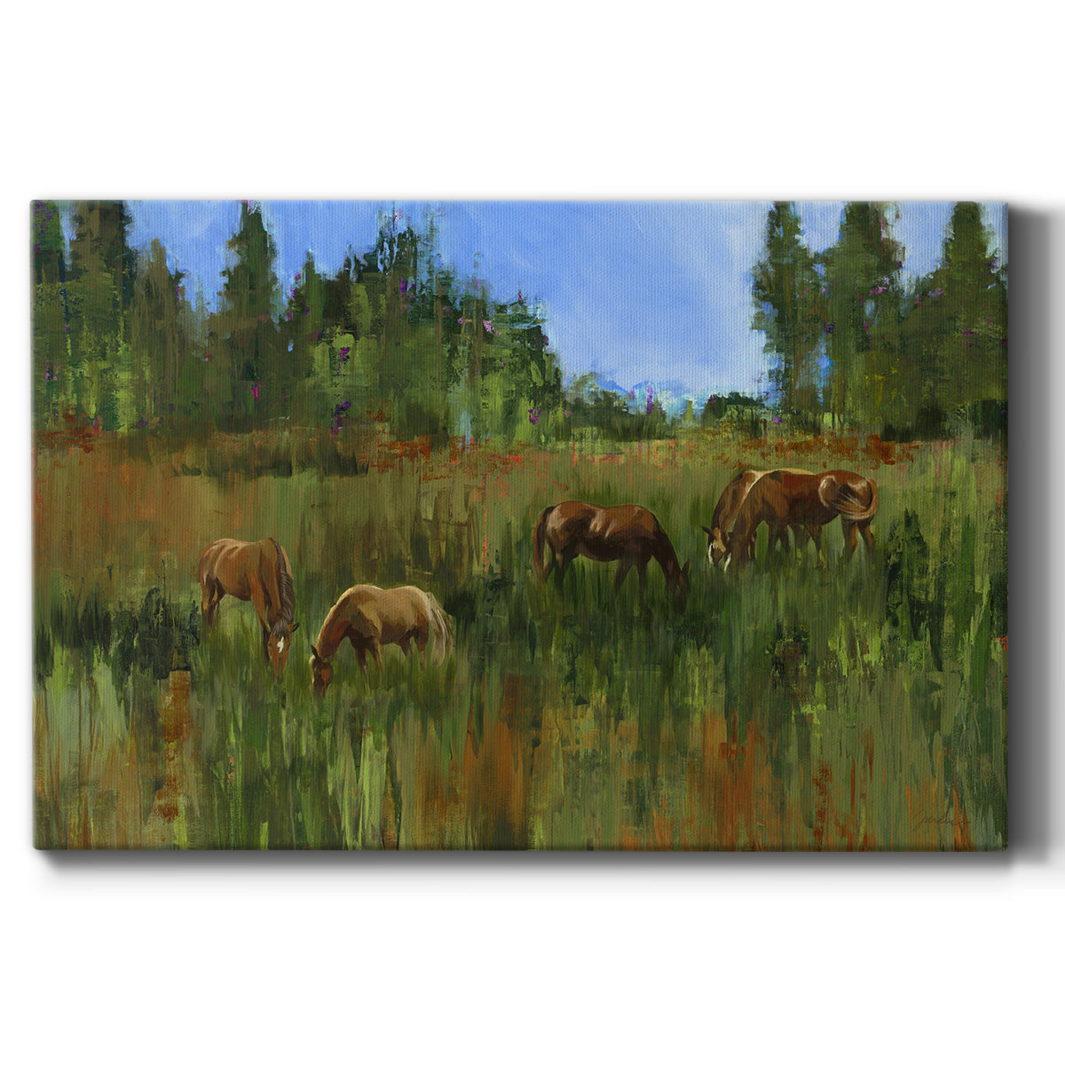 The Grass Is Always Greener Premium Gallery Wrapped Canvas - Ready to Hang