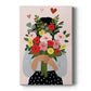 Darling Valentine Collection B Premium Gallery Wrapped Canvas - Ready to Hang