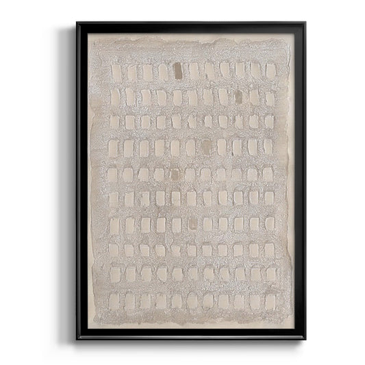 Pearl Punch Card I - Modern Framed Canvas Print