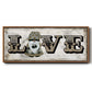 Winter Wonderland Friend Love - Floater Framed Canvas Print
