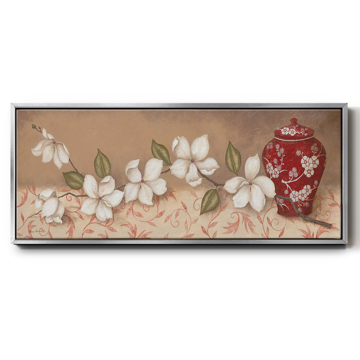 Mantle Masterpiece II - Floater Framed Canvas Print