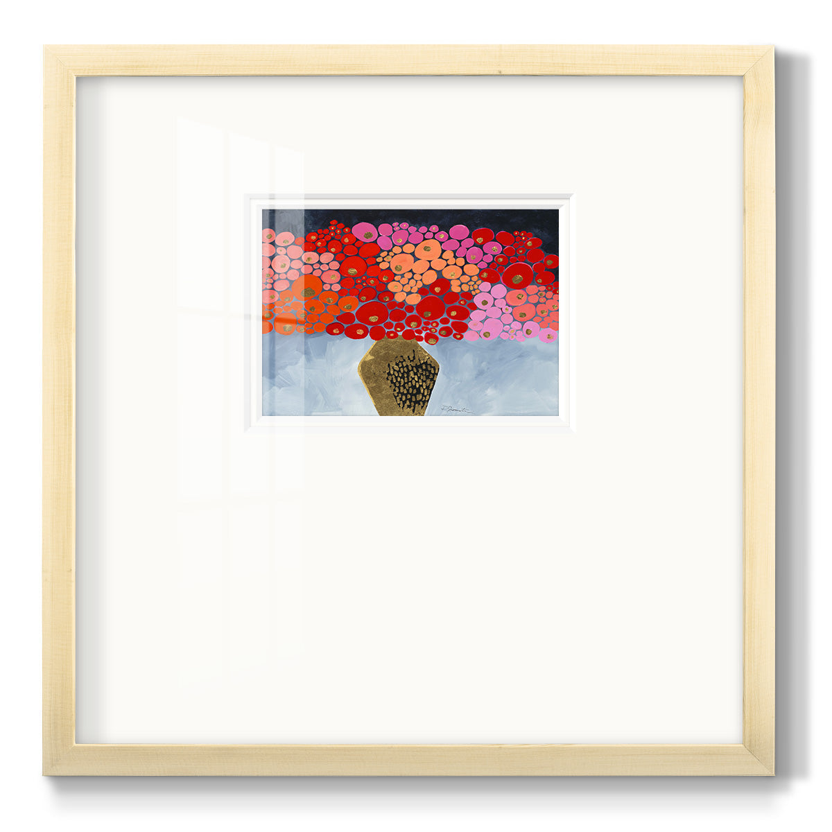 Red Poppies II - Double Matboard Framed Print