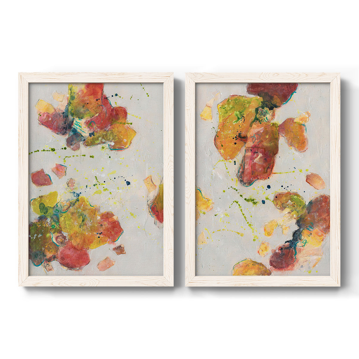 Attracting Love I - Premium Framed Canvas 2 Piece Set - Ready to Hang