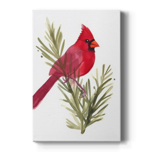 Crimson Dawn Whisper - Canvas Art Print