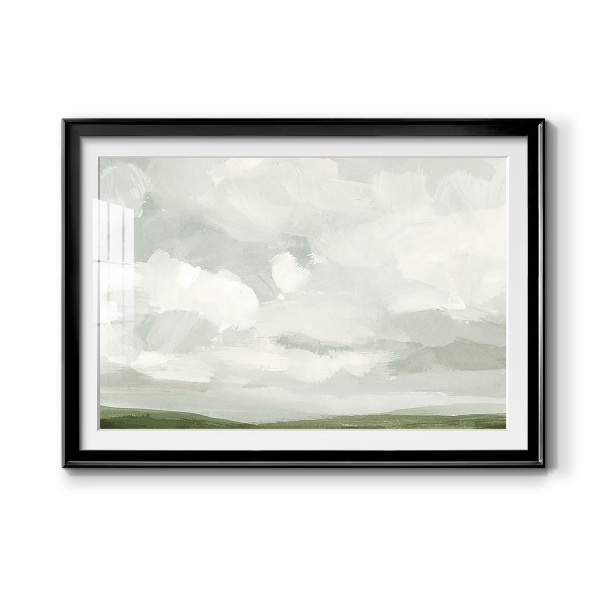 Gray Stone Sky IV Premium Framed Print - Ready to Hang