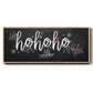 Ho Ho Ho - Floater Framed Canvas Print