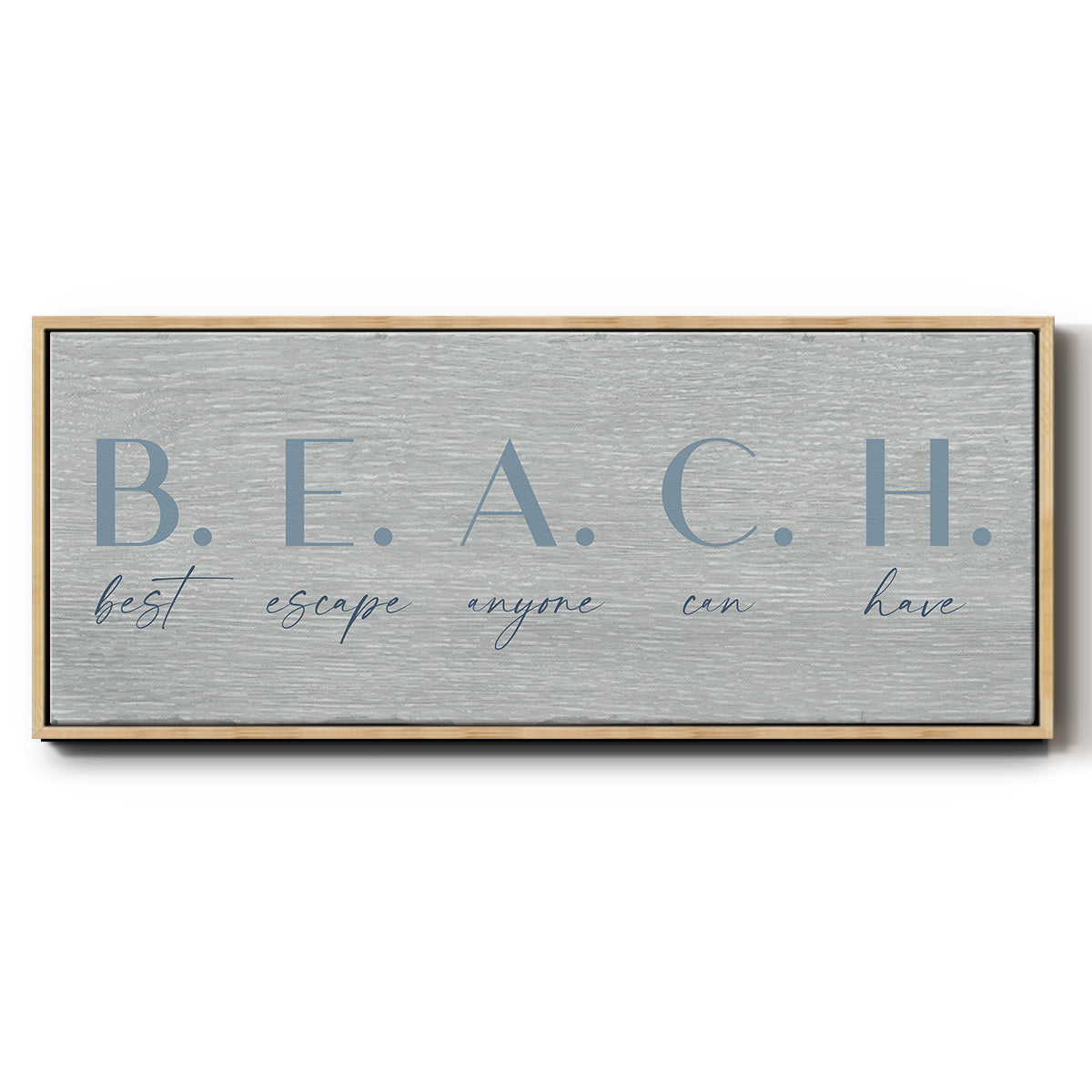 Best Escape - Floater Framed Canvas Print