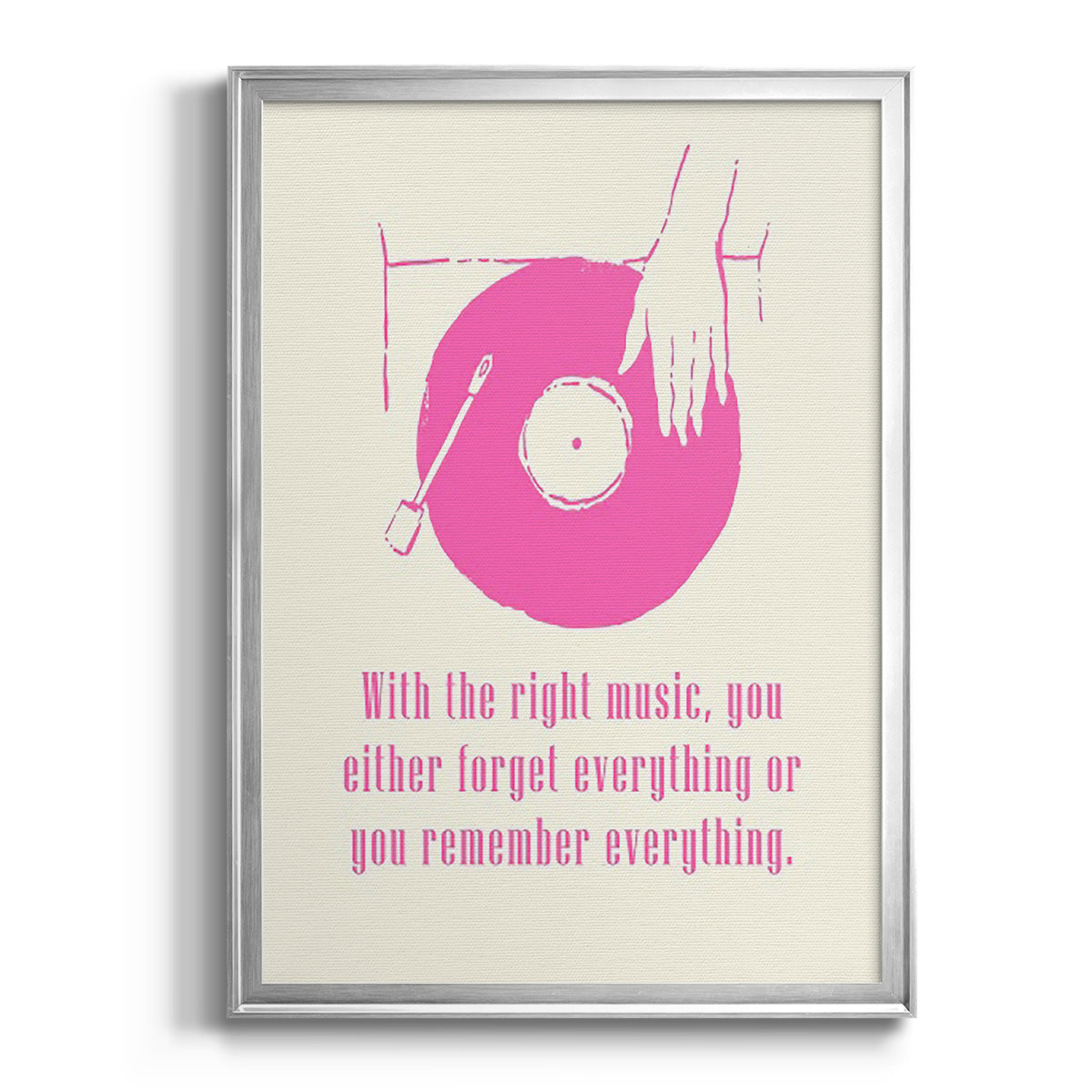 Sweet Melody I - Modern Framed Canvas Print