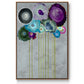 Silver Bouquet - Framed Premium Gallery Wrapped Canvas L Frame - Ready to Hang