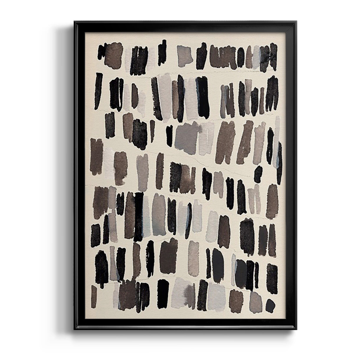 Chalk and Flint III - Modern Framed Canvas Print