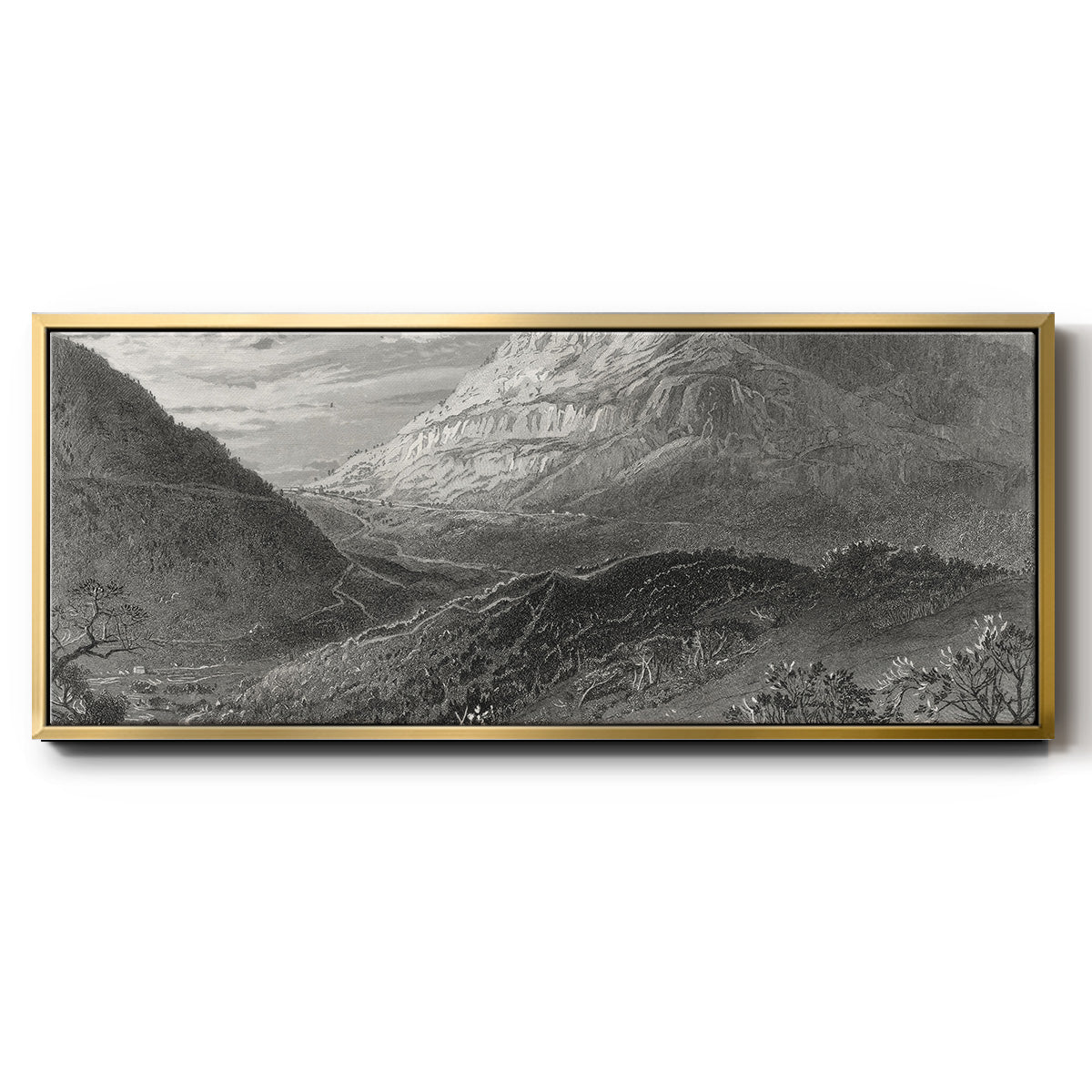 Cumberland Gap - Floater Framed Canvas Print