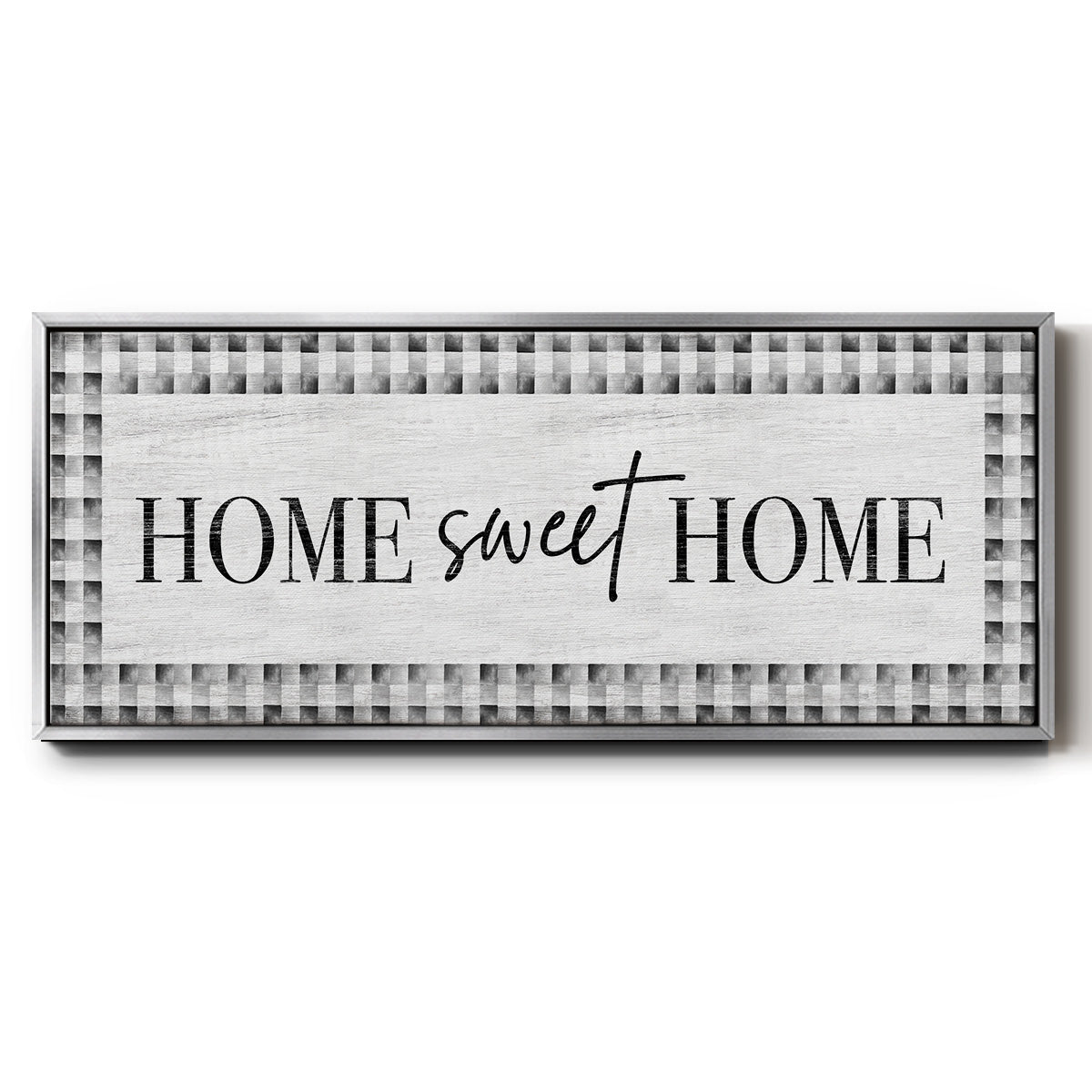 Home Sweet Home - Floater Framed Canvas Print