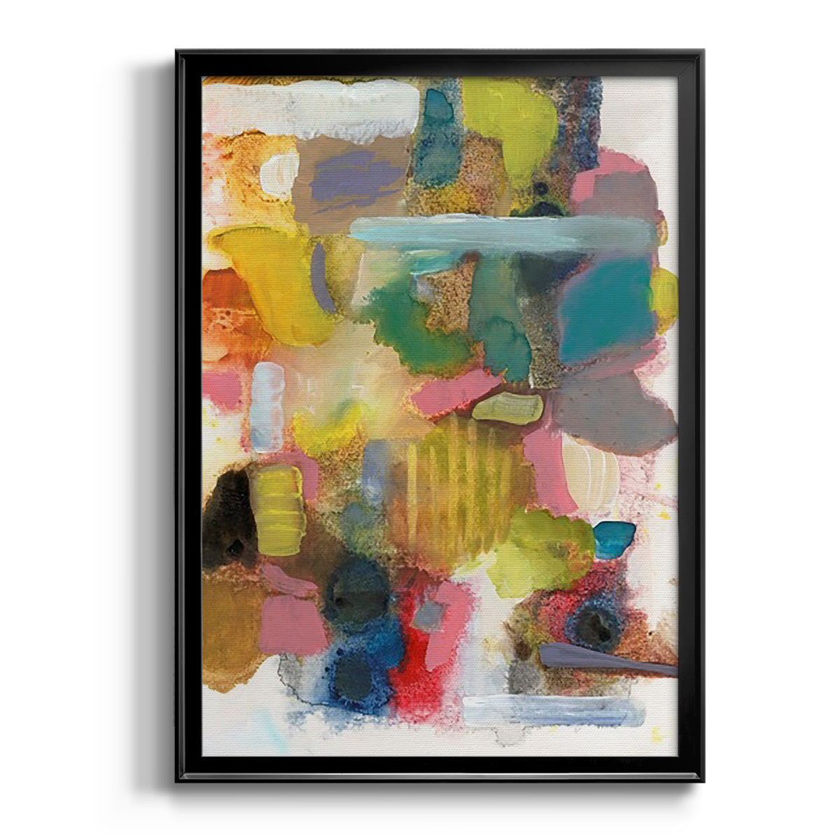 Everything at Once II - Modern Framed Canvas Print