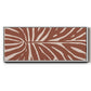 Terra Cotta Block Palms III - Floater Framed Canvas Print