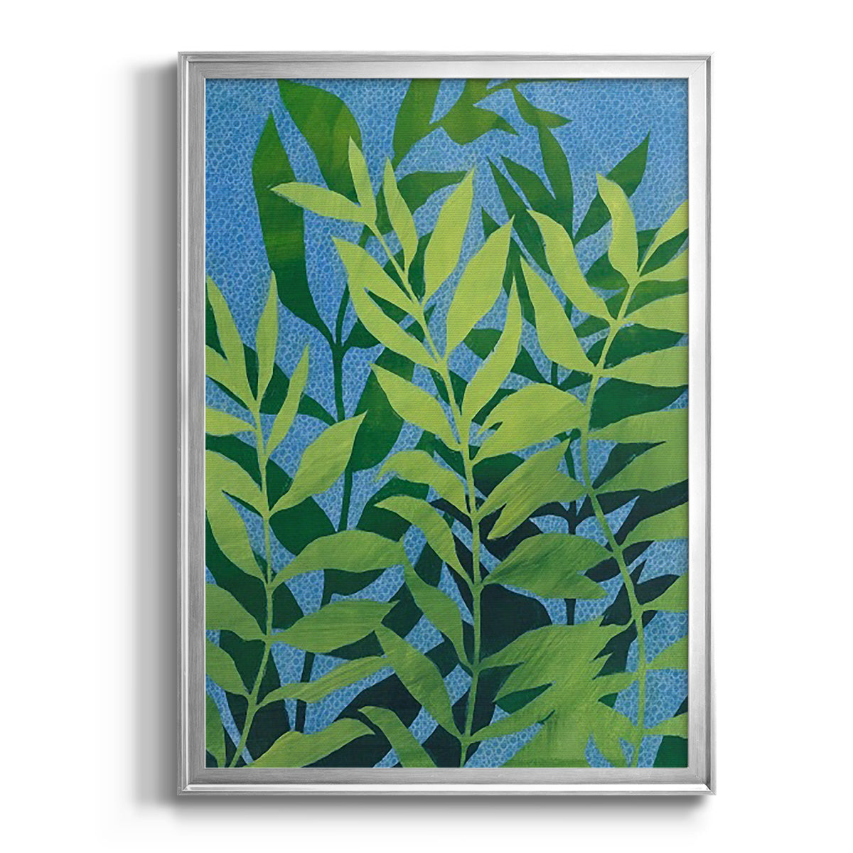 Ocean Vines II - Modern Framed Canvas Print