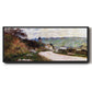 The Road at Vétheuil, 1878 - Floater Framed Canvas Print