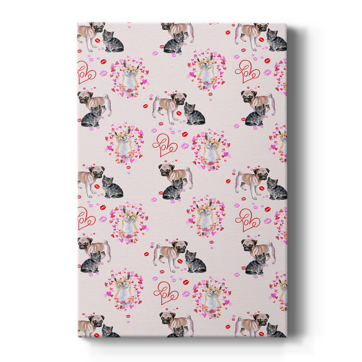 Cute Couture Collection E Premium Gallery Wrapped Canvas - Ready to Hang