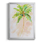 Coconut Palm II - Modern Framed Canvas Print
