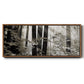 Misty Forest - Floater Framed Canvas Print